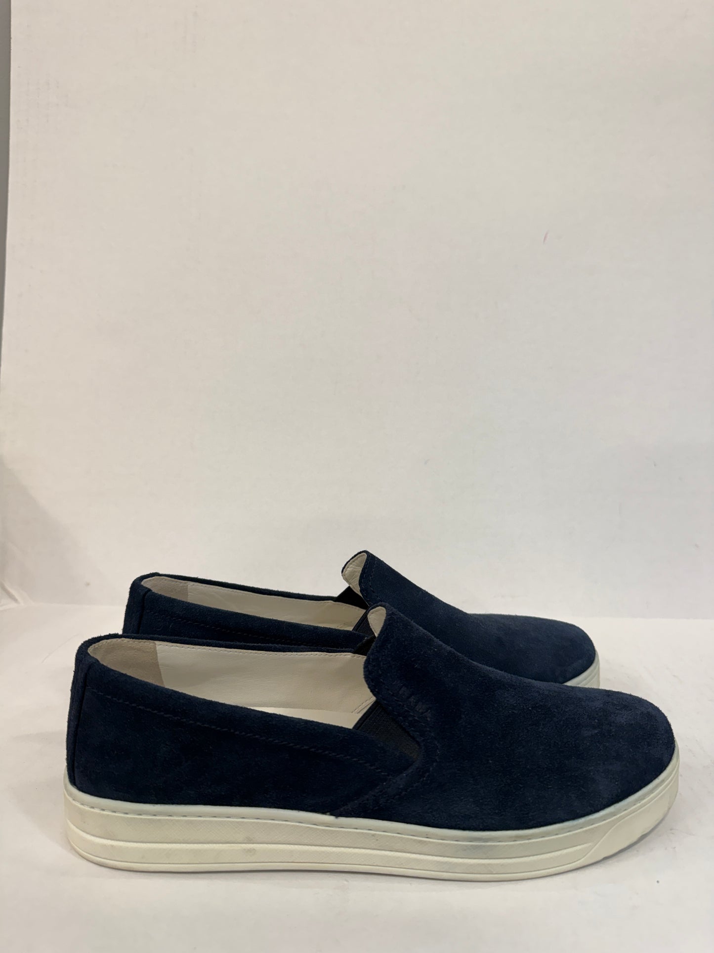 PRADA Suede Slip-on Sneakers / EU39.5-US8.5