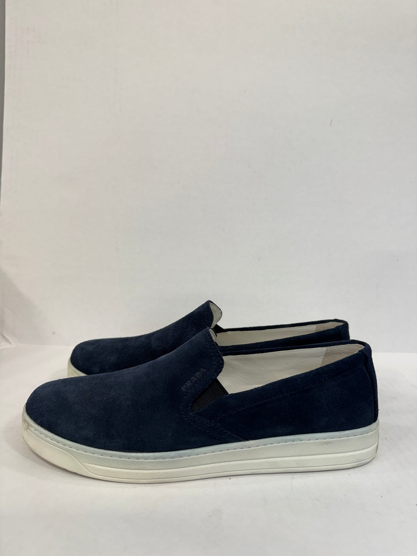 PRADA Suede Slip-on Sneakers / EU39.5-US8.5