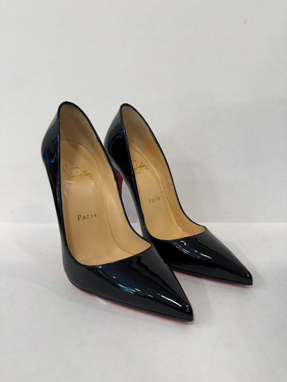 CHRISTIAN LOUBOUTIN So Kate 120 Pump in Black Patent — Excellent | US6-EU36