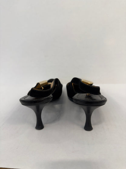 TOD'S Pointed Suede Kitten Heels/US6-EU37