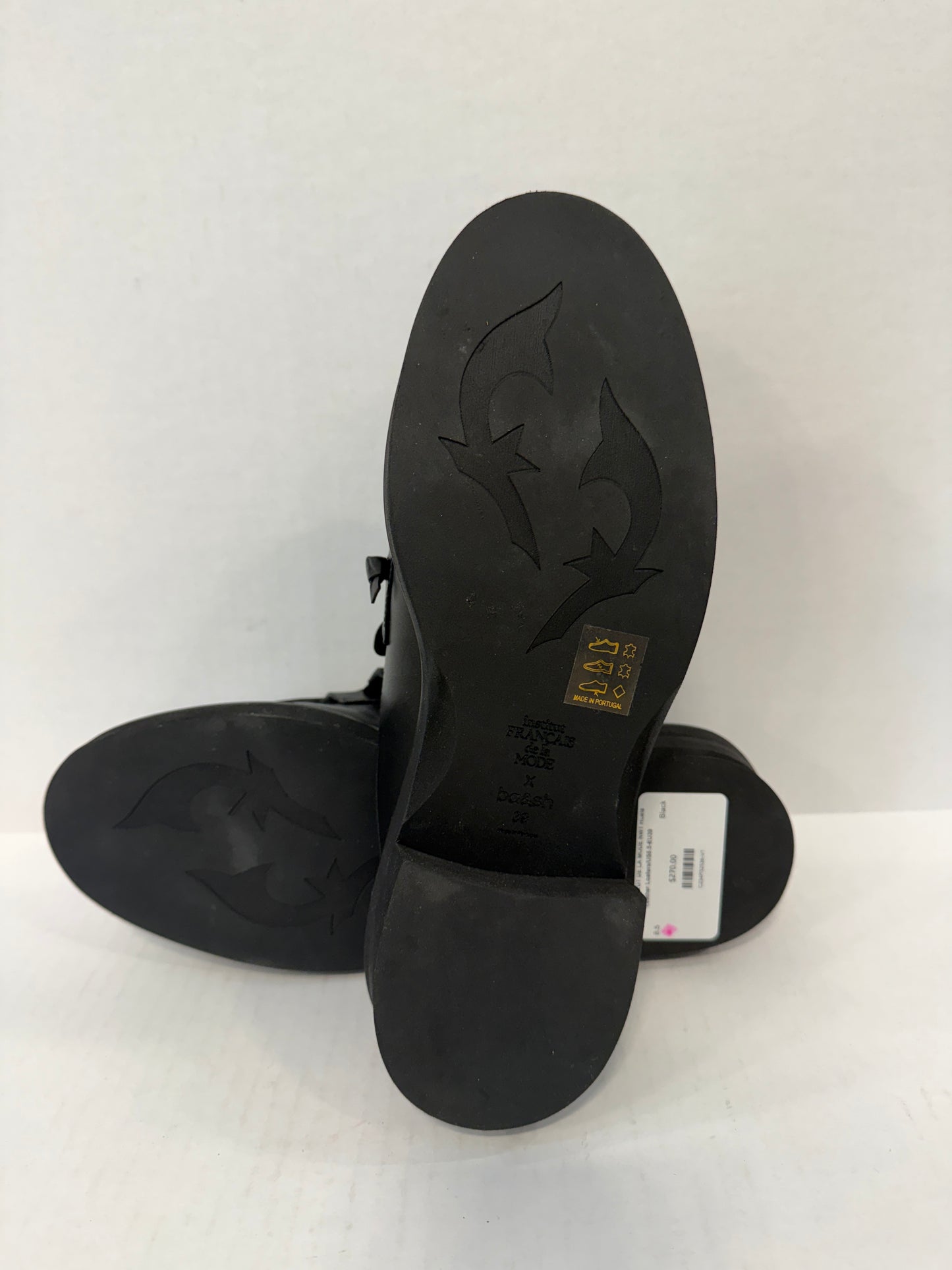BA&SH INSTITUT DE LA MODE NWT Huela Leather Loafers/US8.5-EU39
