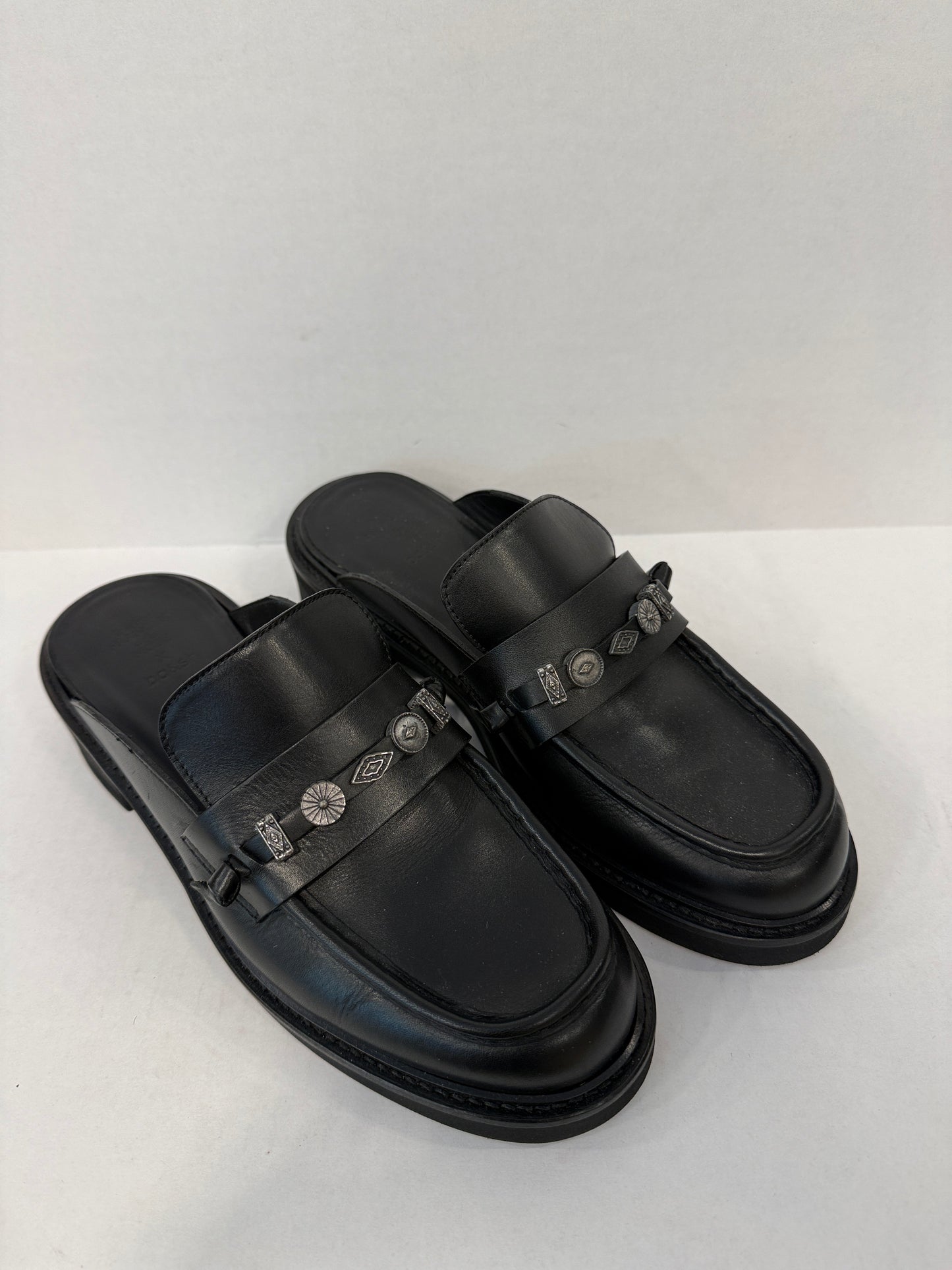 BA&SH INSTITUT DE LA MODE NWT Huela Leather Loafers/US8.5-EU39