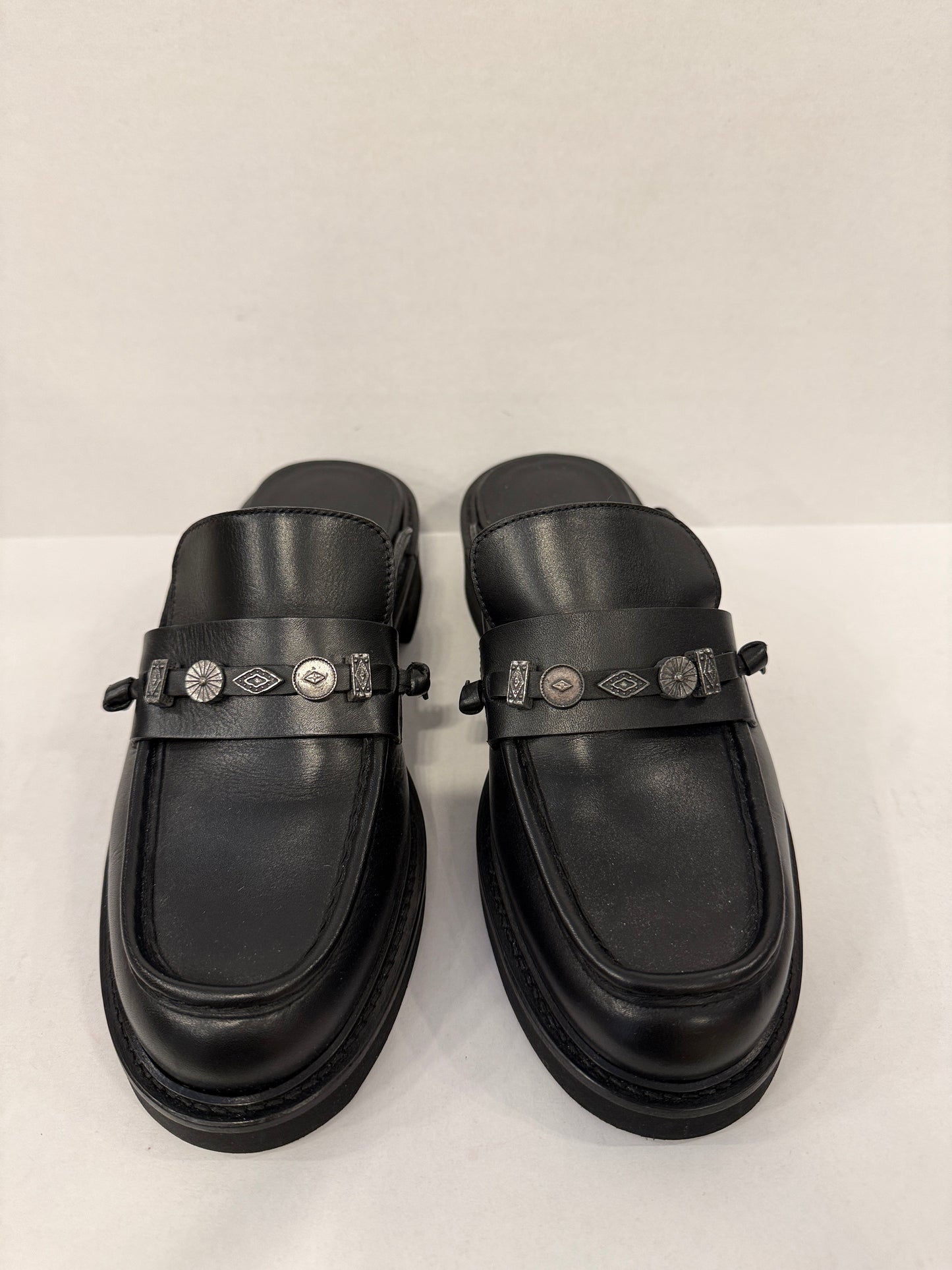 BA&SH INSTITUT DE LA MODE NWT Huela Leather Loafers/US8.5-EU39