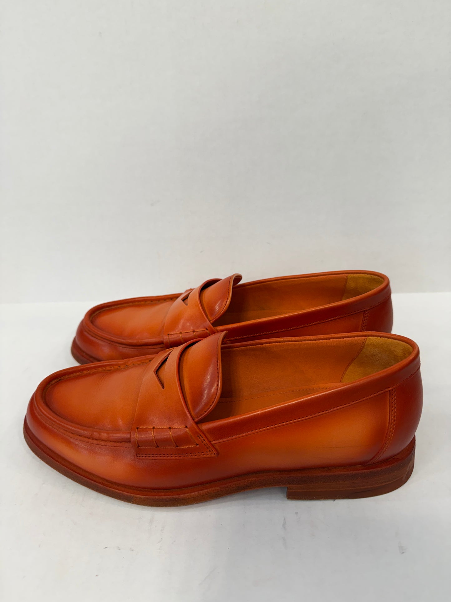 SANTONI Leather Loafers/US7.5-EU38