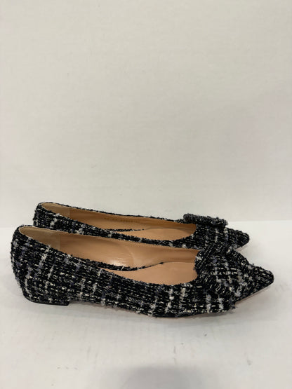 GIANVITO ROSSI NWT Venice Tweed Pointed Toe Flats/US10-EU40.5