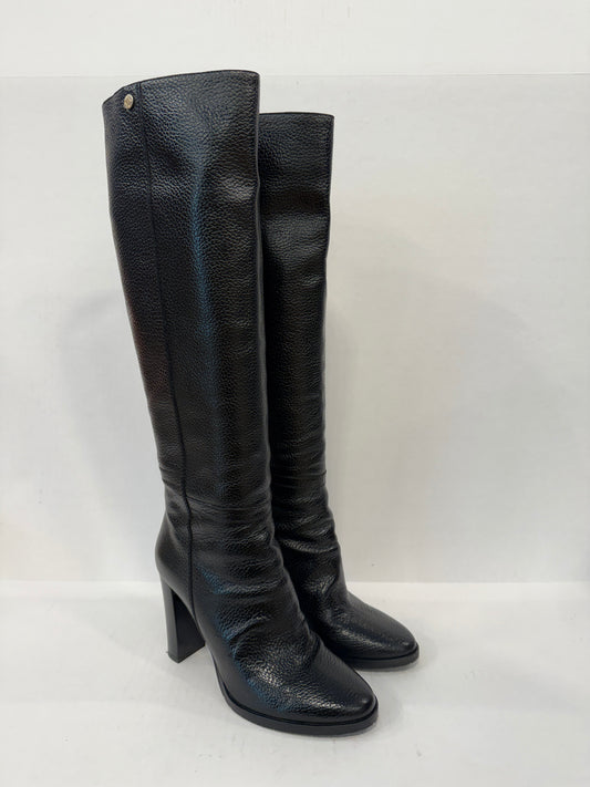 JIMMY CHOO Leather Haywood 95 HHeels Hight Boots/ US6.5-EU36.5