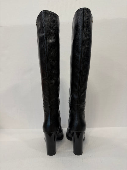 JIMMY CHOO Leather Haywood 95 HHeels Hight Boots/ US6.5-EU36.5