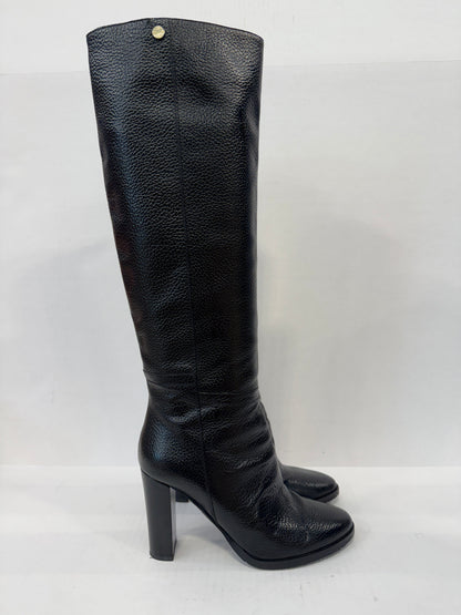 JIMMY CHOO Leather Haywood 95 HHeels Hight Boots/ US6.5-EU36.5
