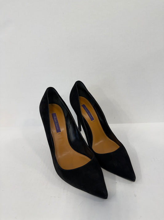 RALPH LAUREN Suede Leather HHeels Pumps/Us9.5-EU40