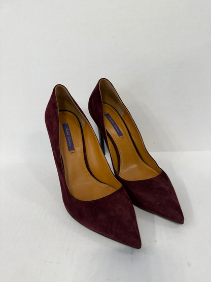 RALPH LAUREN Suede Leather HHeels Pumps/Us9.5-EU40