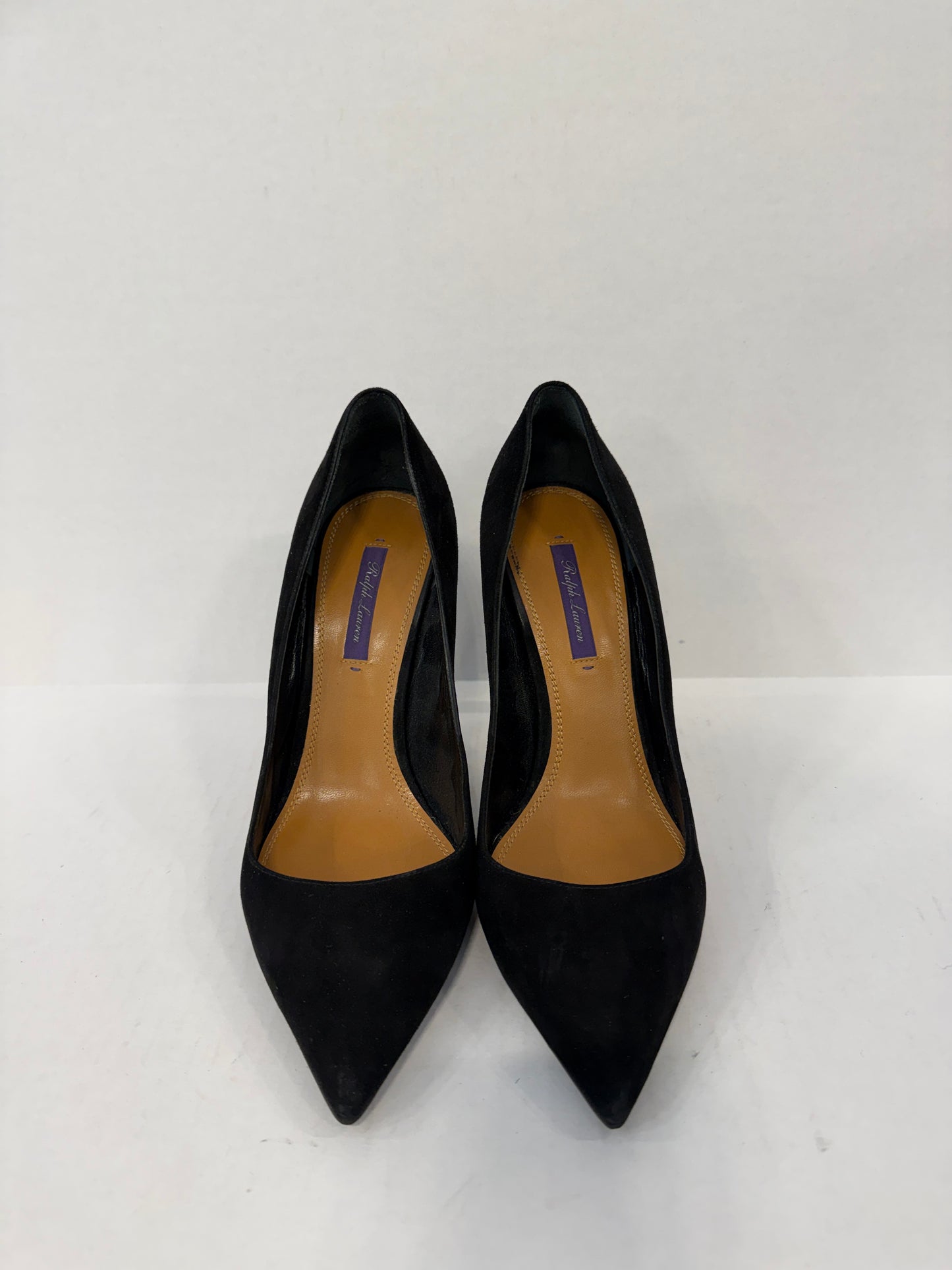 RALPH LAUREN Suede Leather HHeels Pumps/Us9.5-EU40