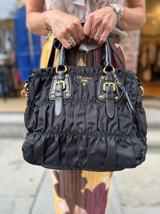 PRADA NWT Nylon Tessuto Gaufre Vintage Crossbody Bag