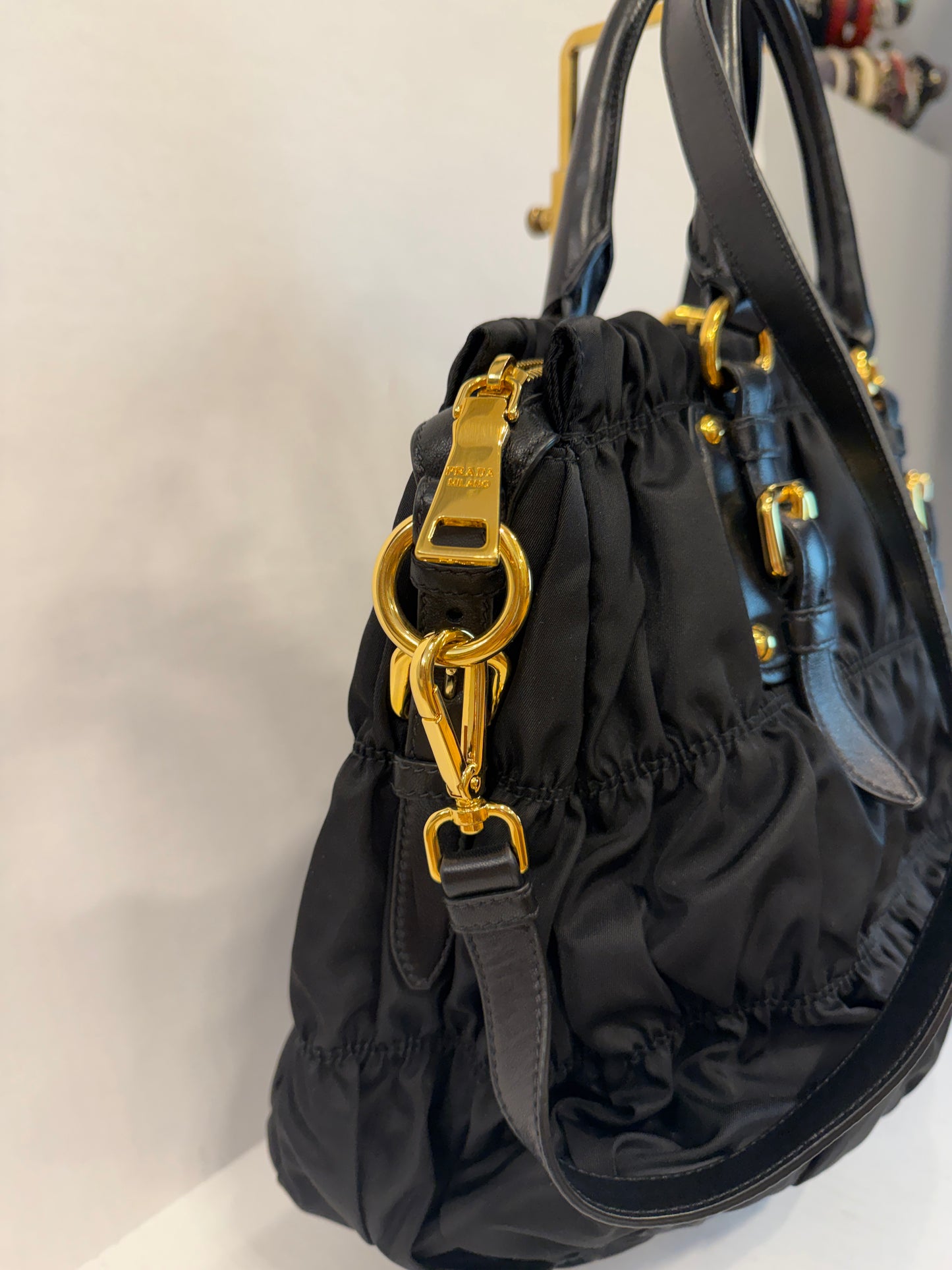 PRADA NWT Nylon Tessuto Gaufre Vintage Crossbody Bag