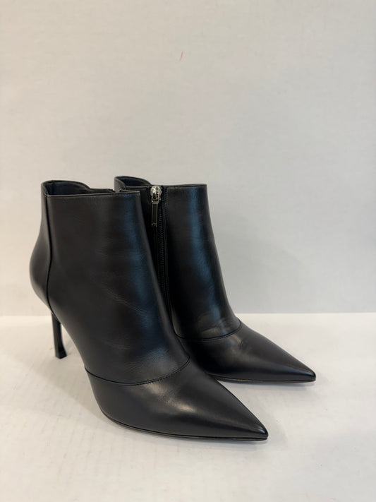 DIOR NWT Leather  HHeels  Silver Star Pointed Toe Ankle Boots/US6-EU36