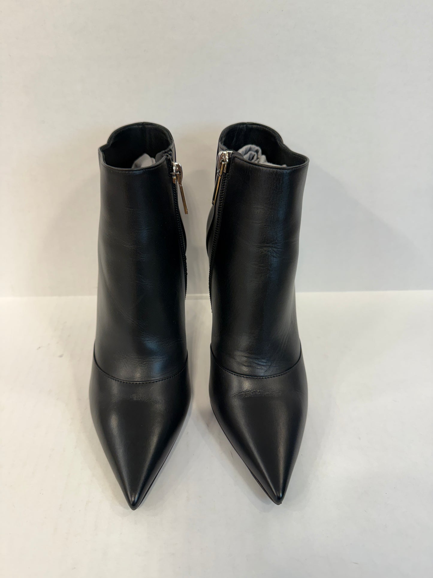 DIOR NWT Leather  HHeels  Silver Star Pointed Toe Ankle Boots/US6-EU36