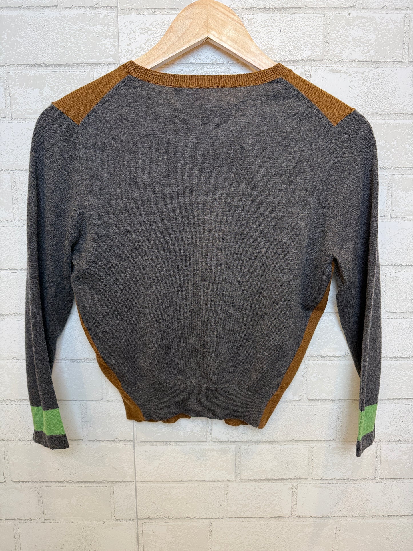 PAUL SMITH Wool& Silk LS Print Cardigan/M