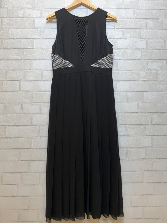 PAUL SMITH BLACK Silk Sleeveless Pleated Midi Dress/ L
