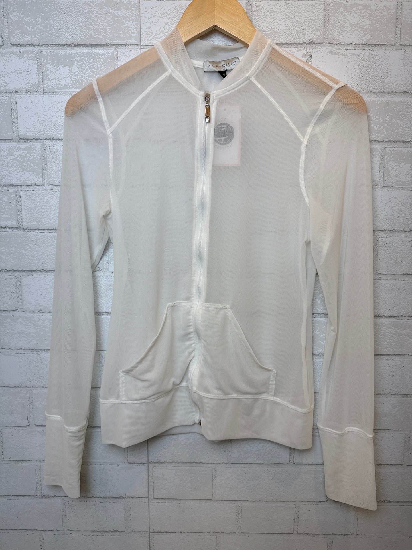 ANATOMIE Sheer Mesh Zippered Jacket / M