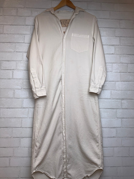 FRANK & EILEEN Rory LS Maxi Shirt Dress / XS