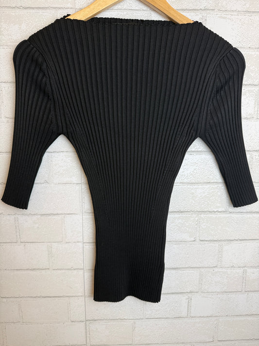 PROENZA SCHOULER 3/4 Sleeves Ribbed Top / XS