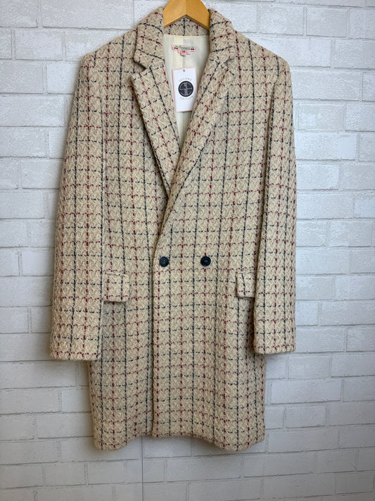 BONPOINT Wool  Plaid  One Button Coat/ XS
