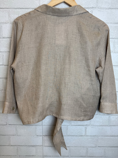 MARINA ST BARTH Linen LS Shirt/ S