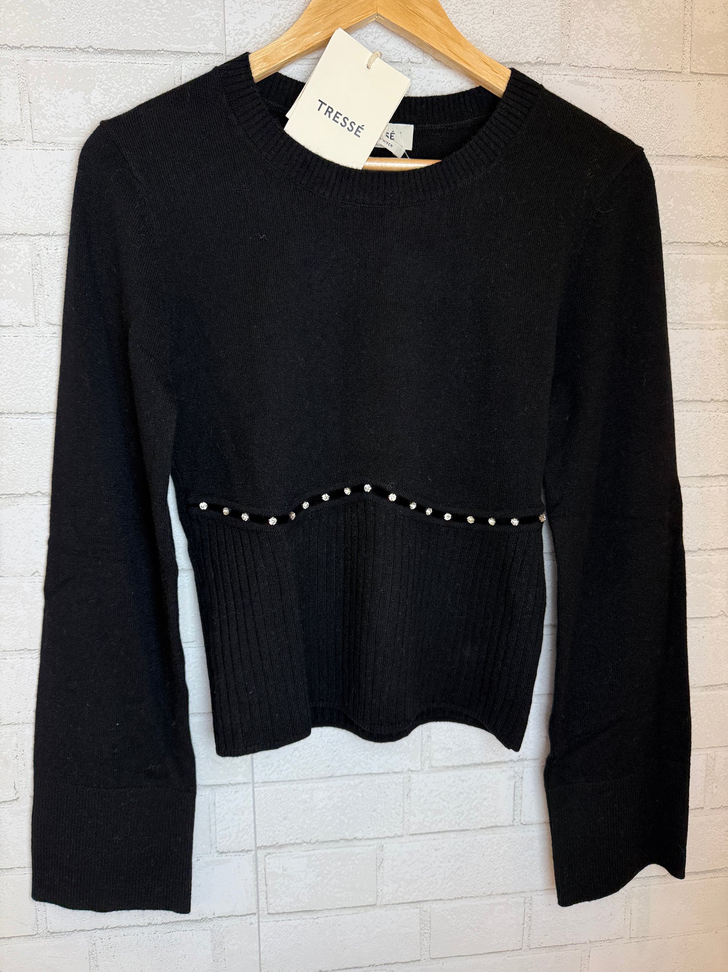 TRESSE NWT Wool&Cashmere Sweater W Strass/M-EU38