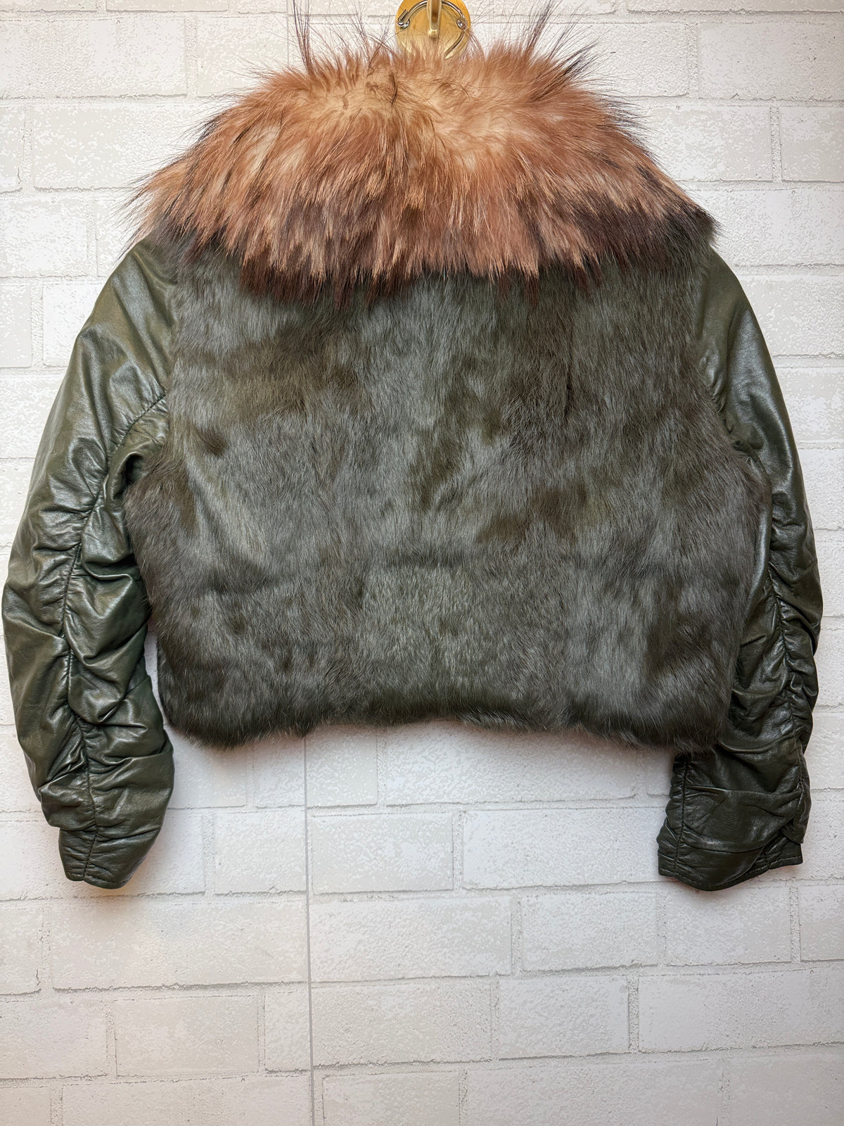 LA ROK LUXE Rabbit Fur Jacket/S-EU36