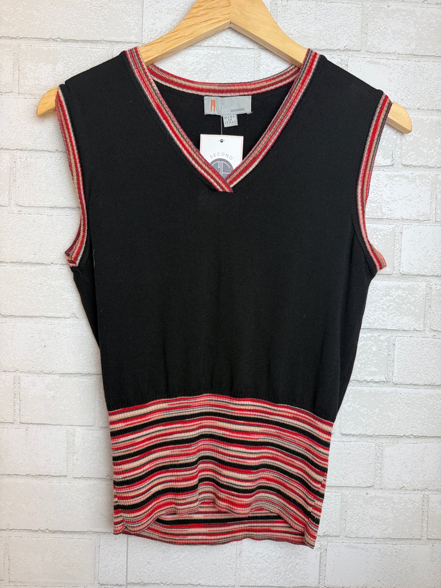 MISSONI Wool Tank Top & LS Cardigan Twin Set/M