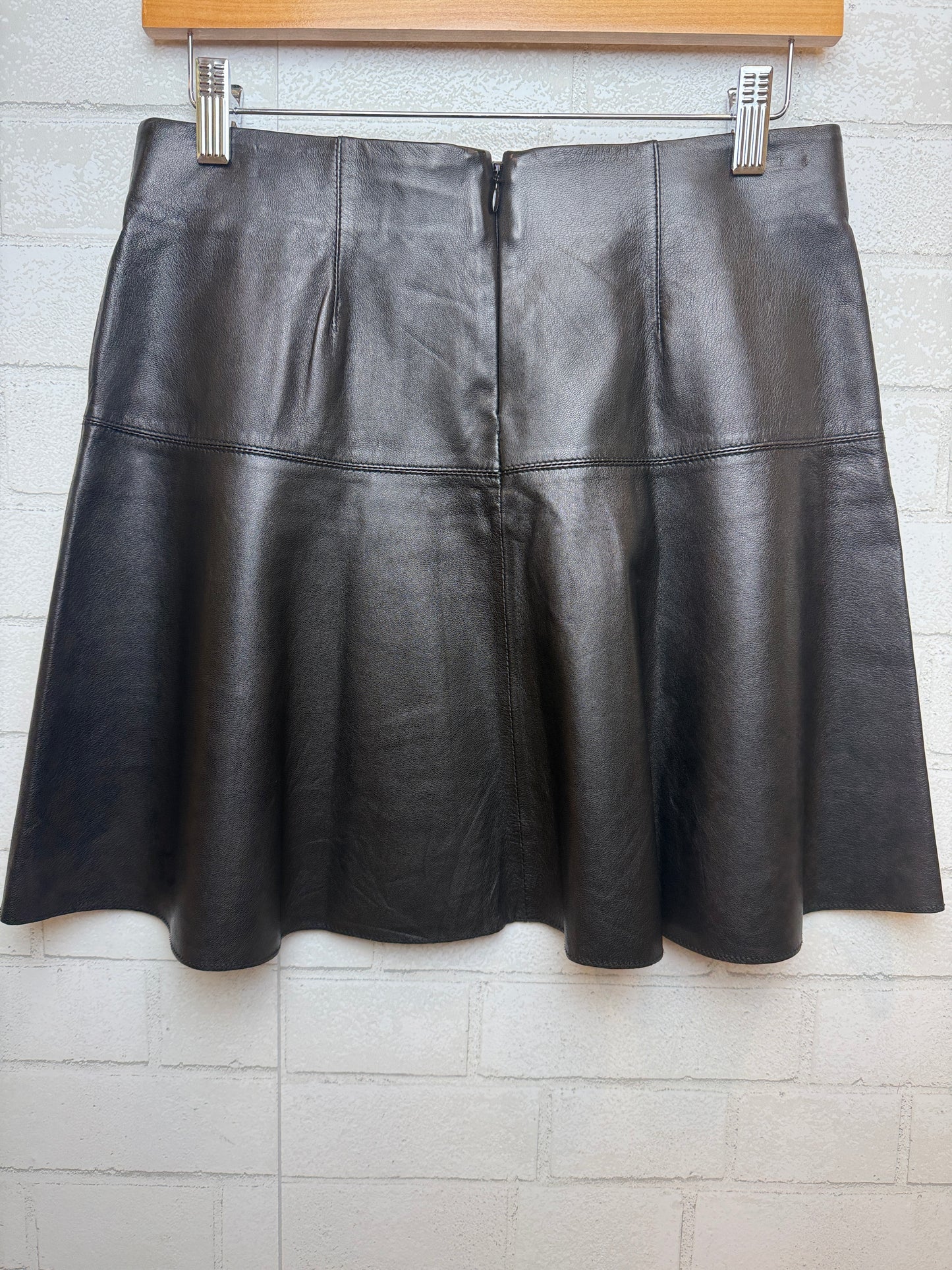 VINCE Lamb Leather Mini Skirt / XS-US2