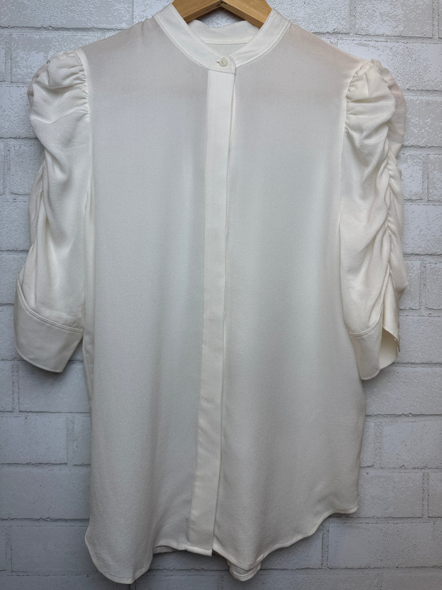 FRAME Silk Balloon SS Blouse/XS