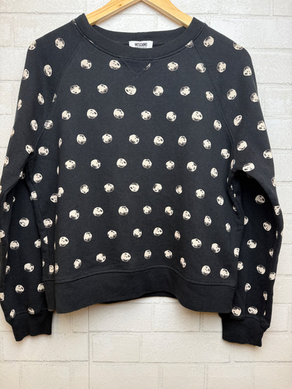 MOSCHINO Cotton Printed Sweater/S