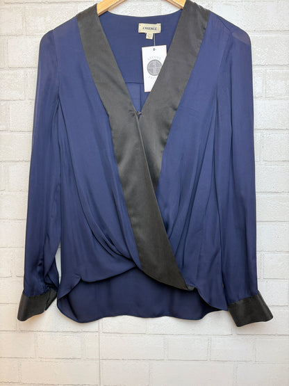 L'AGENCE Silk Ls Wrap Shirt/XS