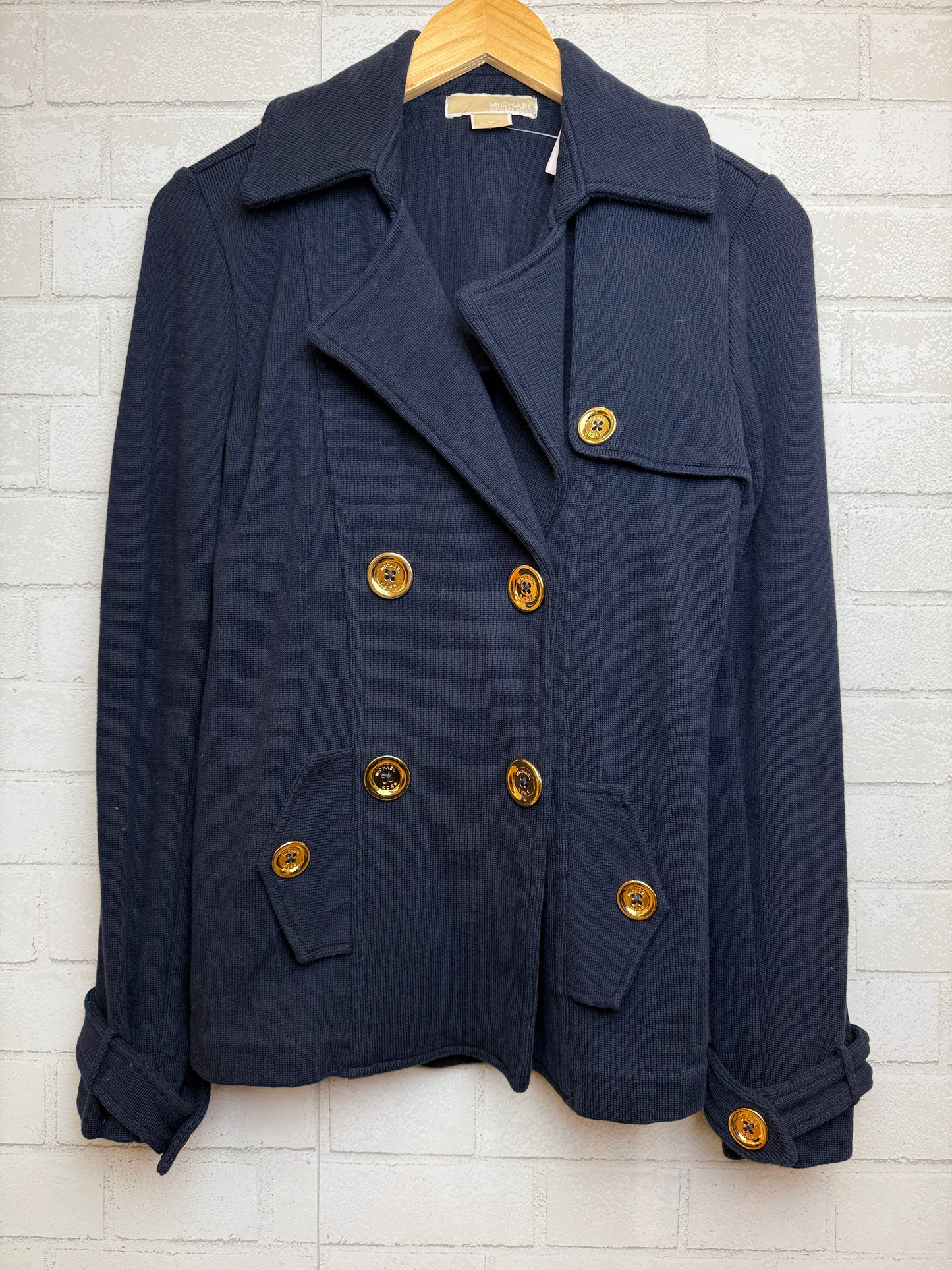 MICHAEL 6by Michael Kors Cotton Double Buttons Pea Coat/S6