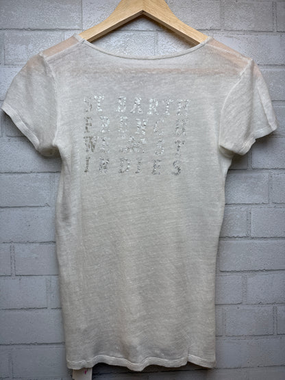 PATI DE ST BARTH SS Linen Top/S