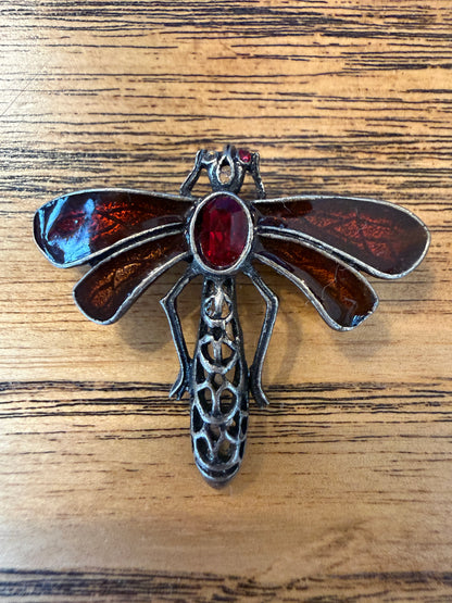 NO BRAND Dragonfly Brooch
