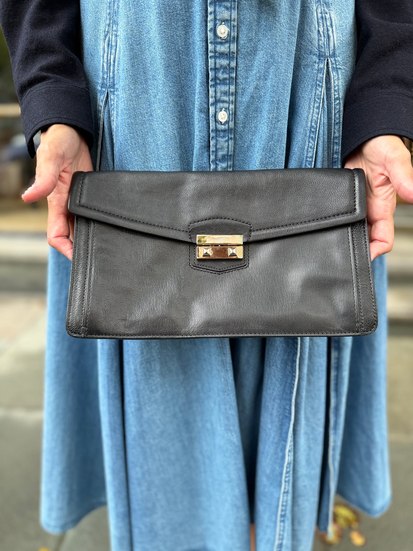 COLE HAAN Vintage Envelope Clutch