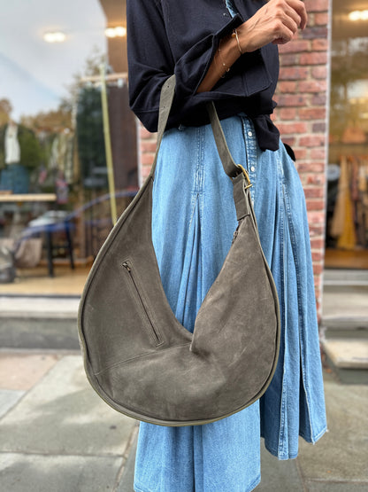 JANESSA LEONÉ Bowe Suede Shoulder Bag