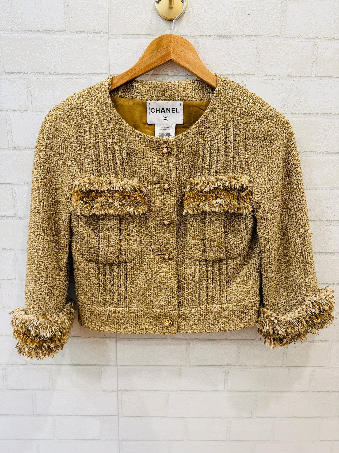 CHANEL 13C Runway Versailles Tweed Jacket / XS-EU38