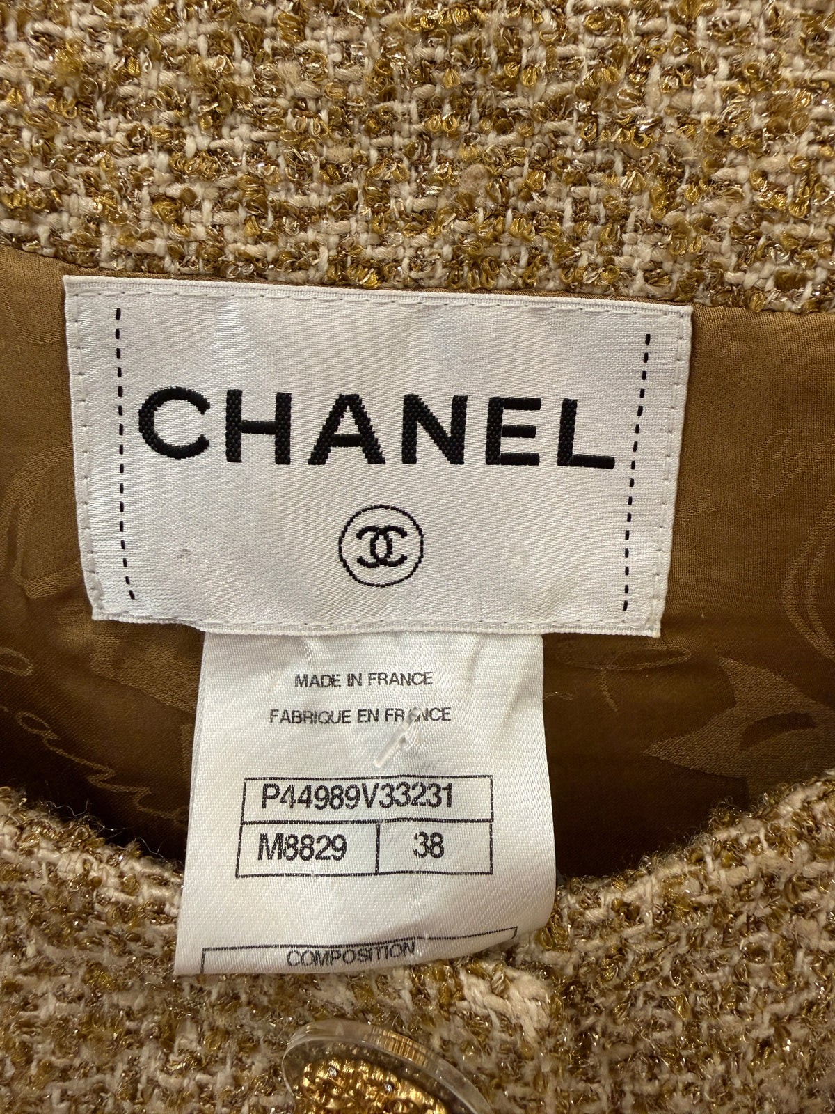 CHANEL 13C Runway Versailles Tweed Jacket / XS-EU38