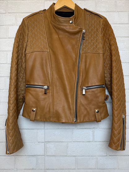 BARBARA BUI Lamb Leather Biker Jacket/M-IT42