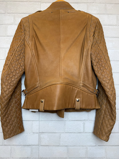 BARBARA BUI Lamb Leather Biker Jacket/M-IT42