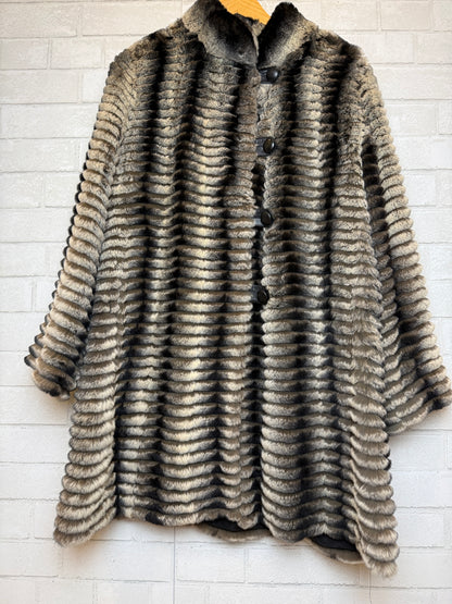 DENIMAXX Fur 3/4 Coat/L