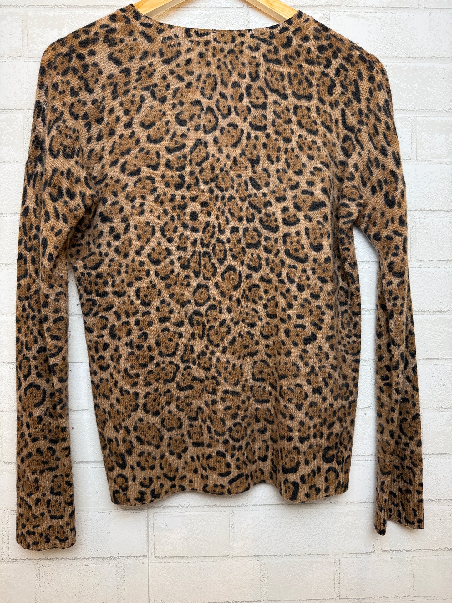 MAGASCHONI Cashmere Cheetah Pint LS Sweater/S