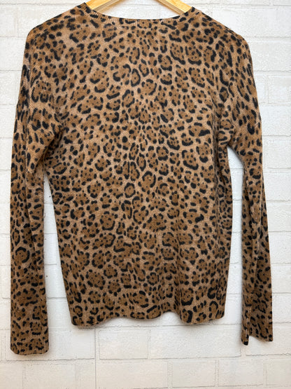 MAGASCHONI Cashmere Cheetah Pint LS Sweater/S