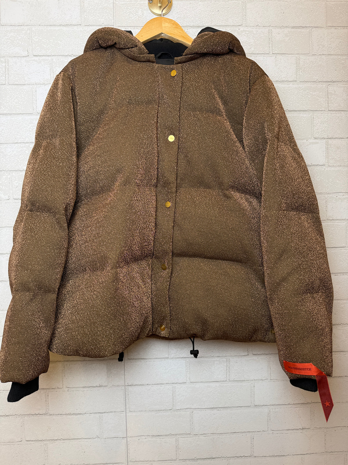 SCOTCH & SODA NWT Shimmery Puffer Jacket / L
