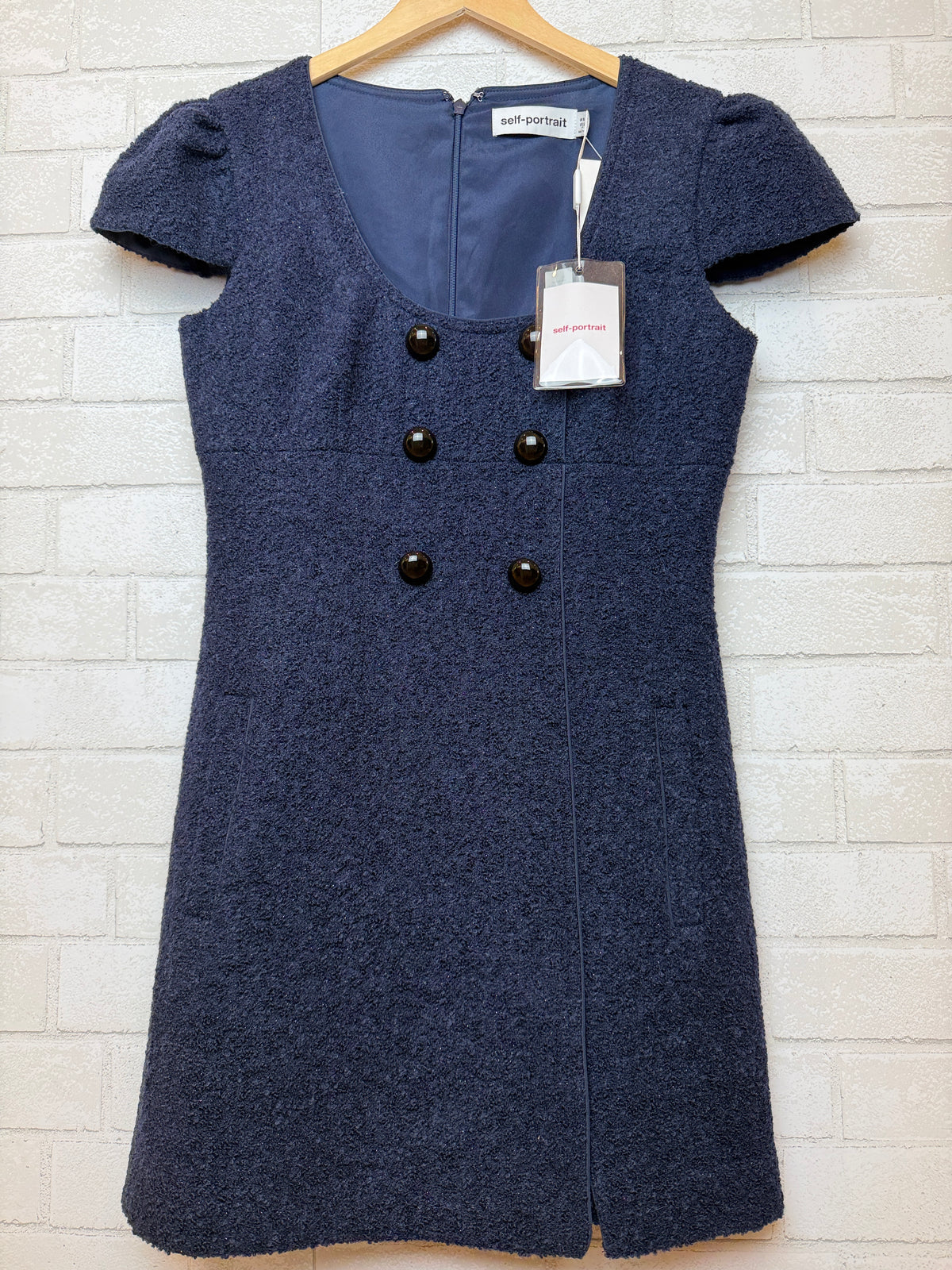 SELF-PORTRAIT NWT SS Mini Boucle Dress/M-EU38