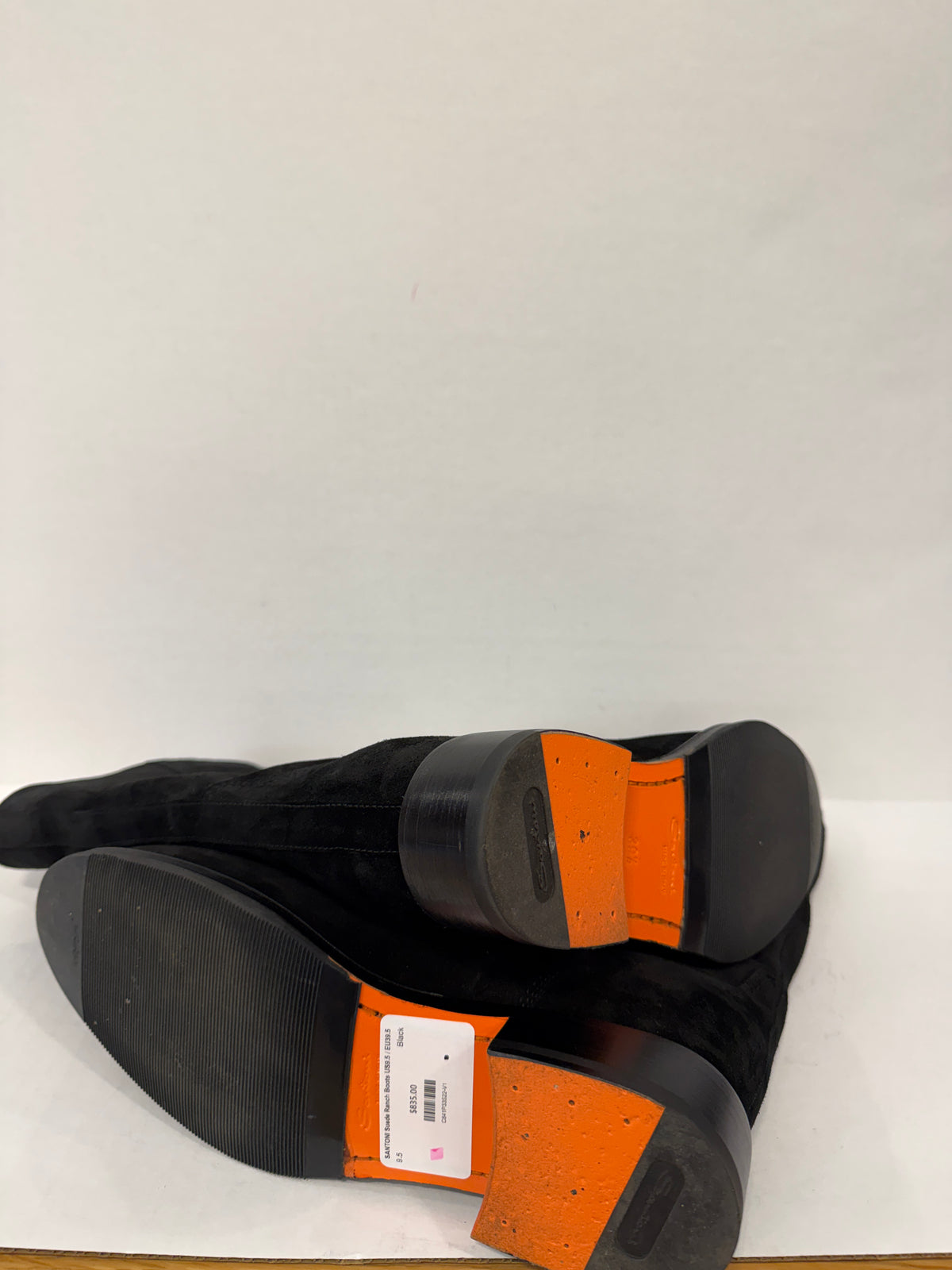 SANTONI Suede Ranch Boots US9.5 / EU39.5