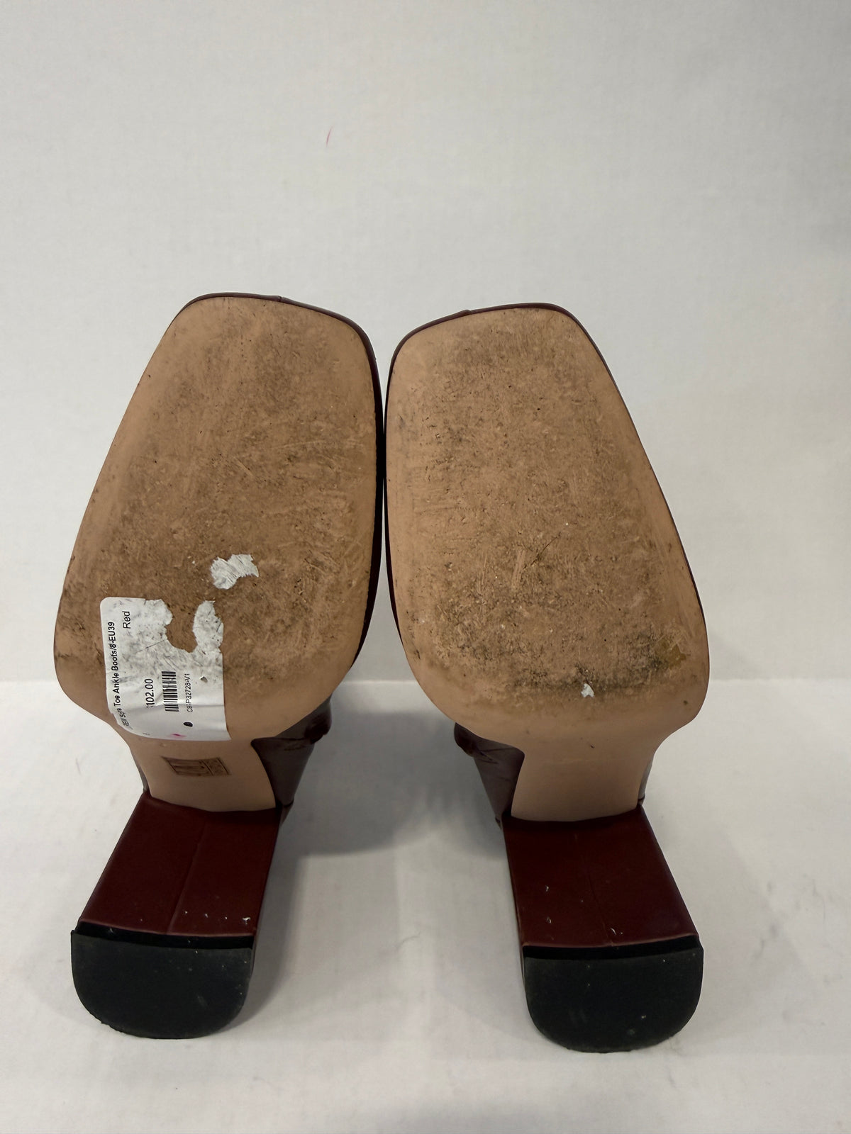 J.CREW Square Toe Ankle Boots/8-EU39
