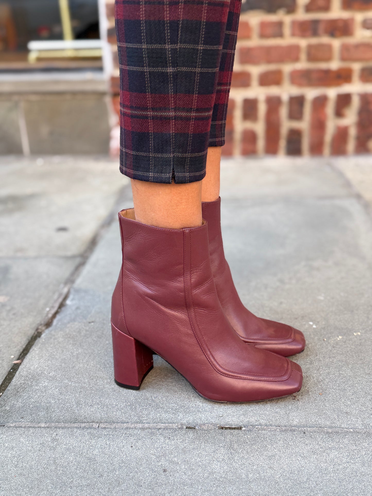 J.CREW Square Toe Ankle Boots/8-EU39